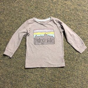 Patagonia kids long sleeve shirt